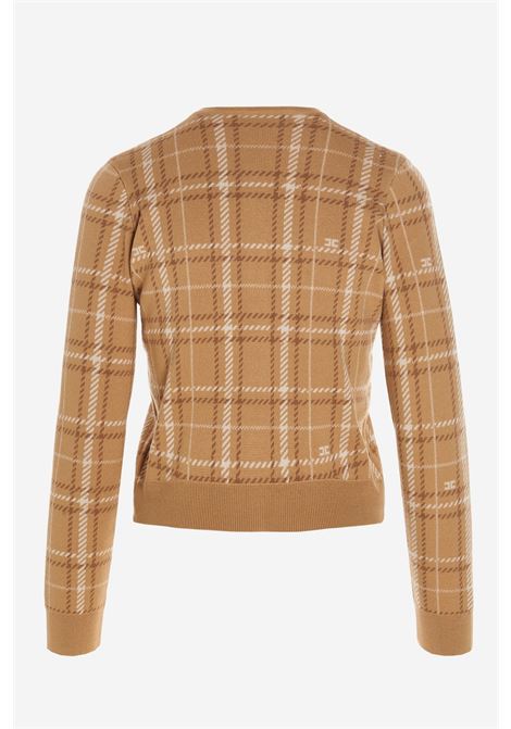 Cardigan Tartan Elisabetta Franchi ELISABETTA FRANCHI | Maglieria | MK62A16E2AC5